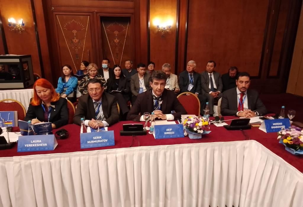 ECOEI President Prof. M. Akif Kireçci gave a talk at the V. International Forum for the Rapprochement of Cultures of Eurasia