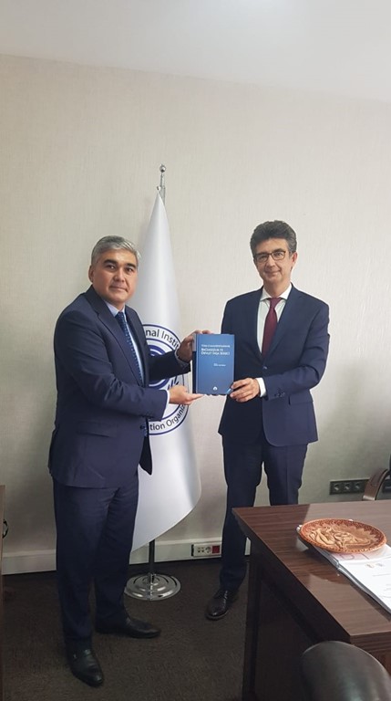 Visit by Uzbek Embassy delegation to ECOEI President Prof. M. Akif Kireçci