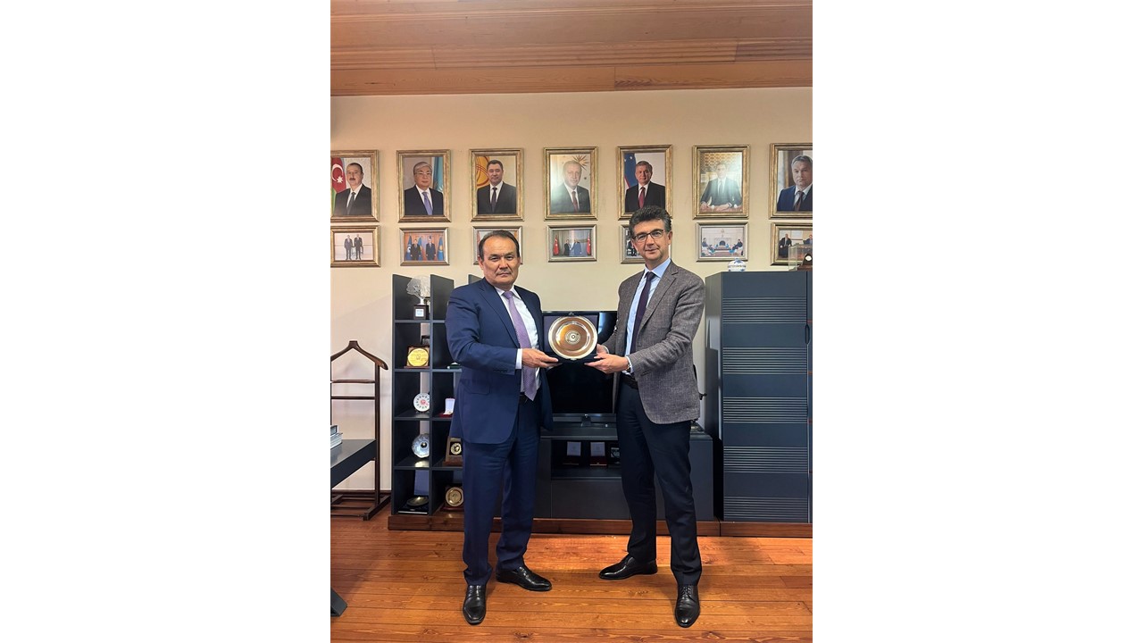 Visit of ECO Educational Institute President Prof. M. Akif Kireçci to H.E. Baghdad Amreyev