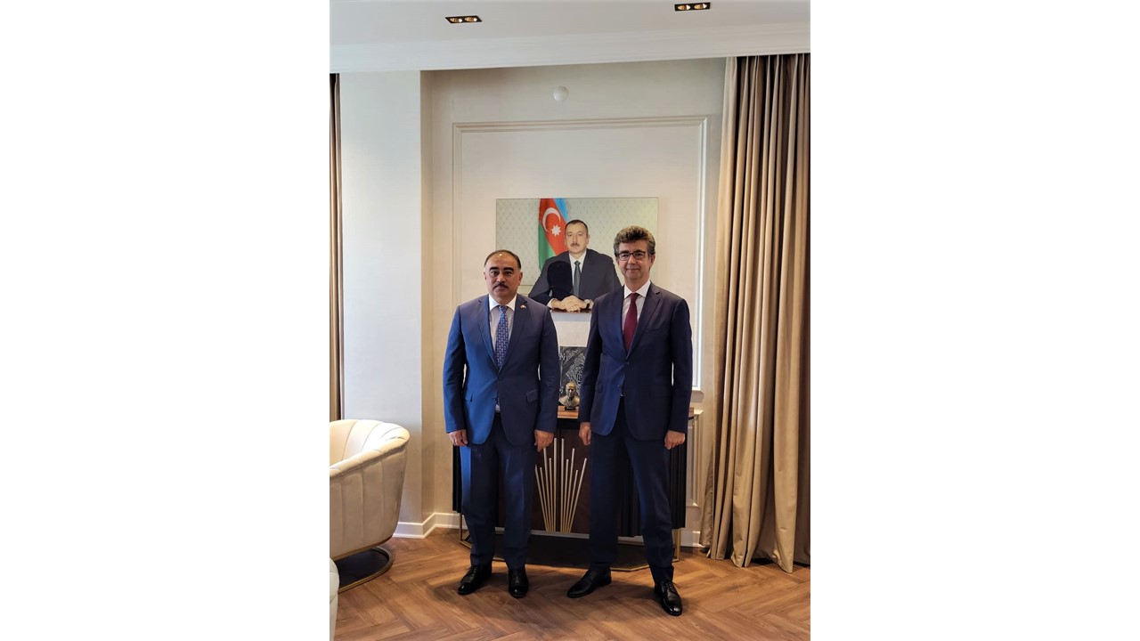 ECOEI President Prof. M. Akif Kireçci met with H.E. Reşad Mammadov